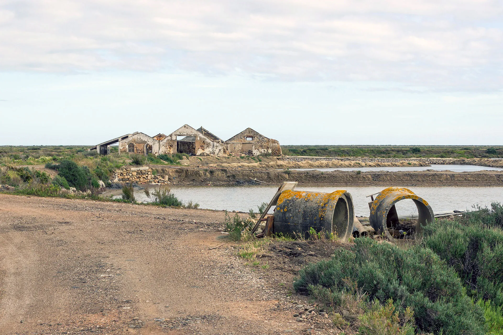 Ria Formosa, perto de Tavira, no Algarve